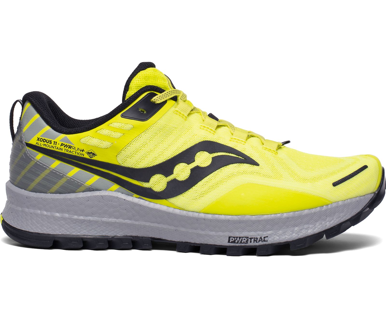 Saucony Xodus 11 Men\'s Trail Running Shoes Yellow / Grey | Canada 589JPQJ